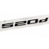 3D ABS Letters For Cars Trunk Logo Badge Sticker For BMW E60 E39 F10 F11 E61 F07 G30 520i 520d Logo Adhesives Accessories