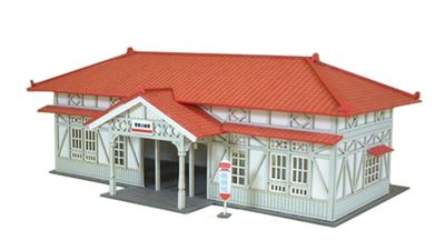 Sankei Nostalgic Diorama Series Здание станции B 1/150 MP03-20
