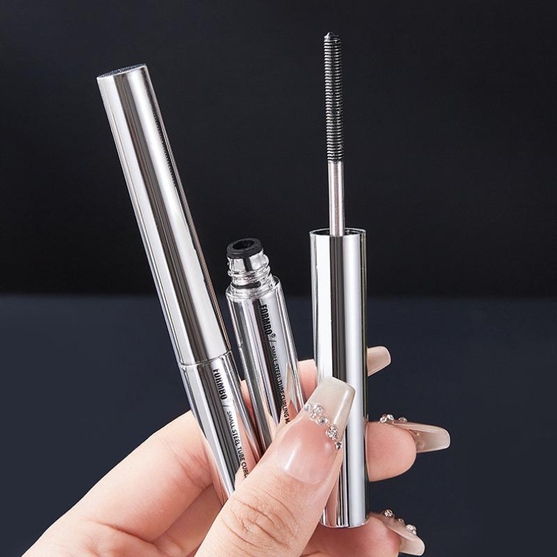 Маленькая стальная тушь для подкручивания ресниц, водостойкая и устойчивая к поту, утягивающая основа для стойкого моделирования, для создания идеального макияжа глаз