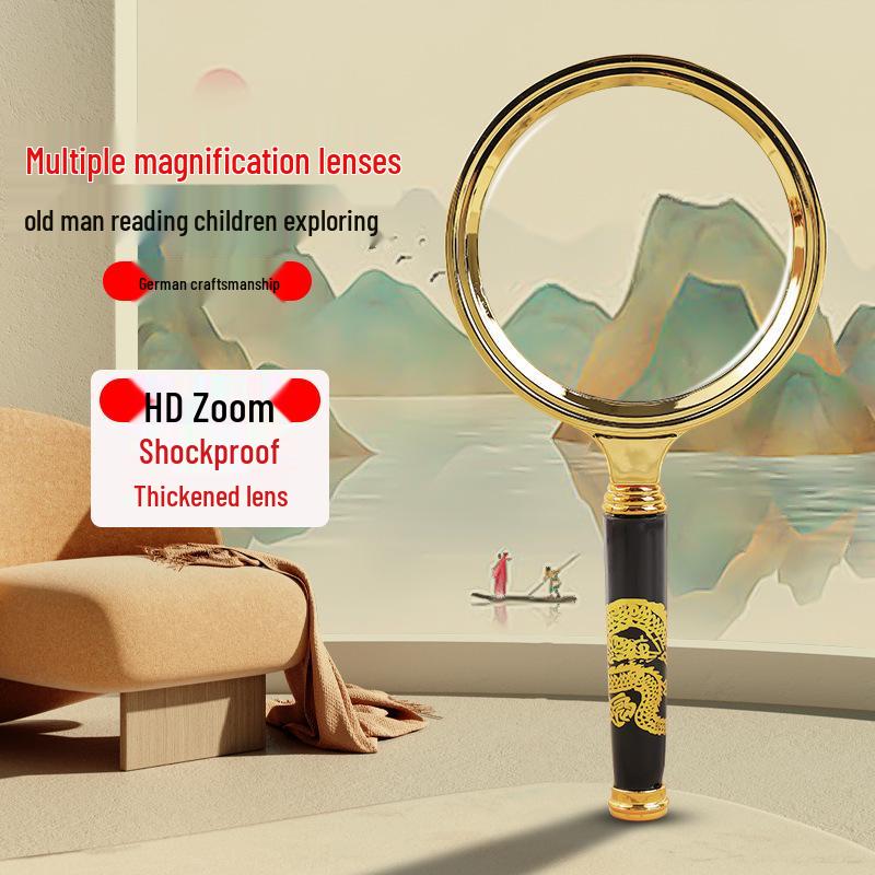 Мощная 100-кратная лупа: Многофункциональная лупа сверхвысокой четкости для чтения, идентификации и просмотра на мобильном устройстве для пожилых людей.