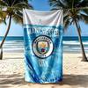 Manchester City Beach Towel Soft Durable Quickdry Comfortable Lightweight