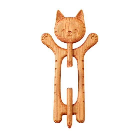 Деревянная брошь в виде животного Милая собака кошка булавка для свитера ручной работы птица кролик медведь черепаха брошь-булавка для свитеров шарфов шалей