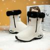 Winter Boots Women Non-slip Waterproof Snow Boots Ankle Platform Winter Shoe Booties with Thick Fur Thigh High Boots Botas Mujer