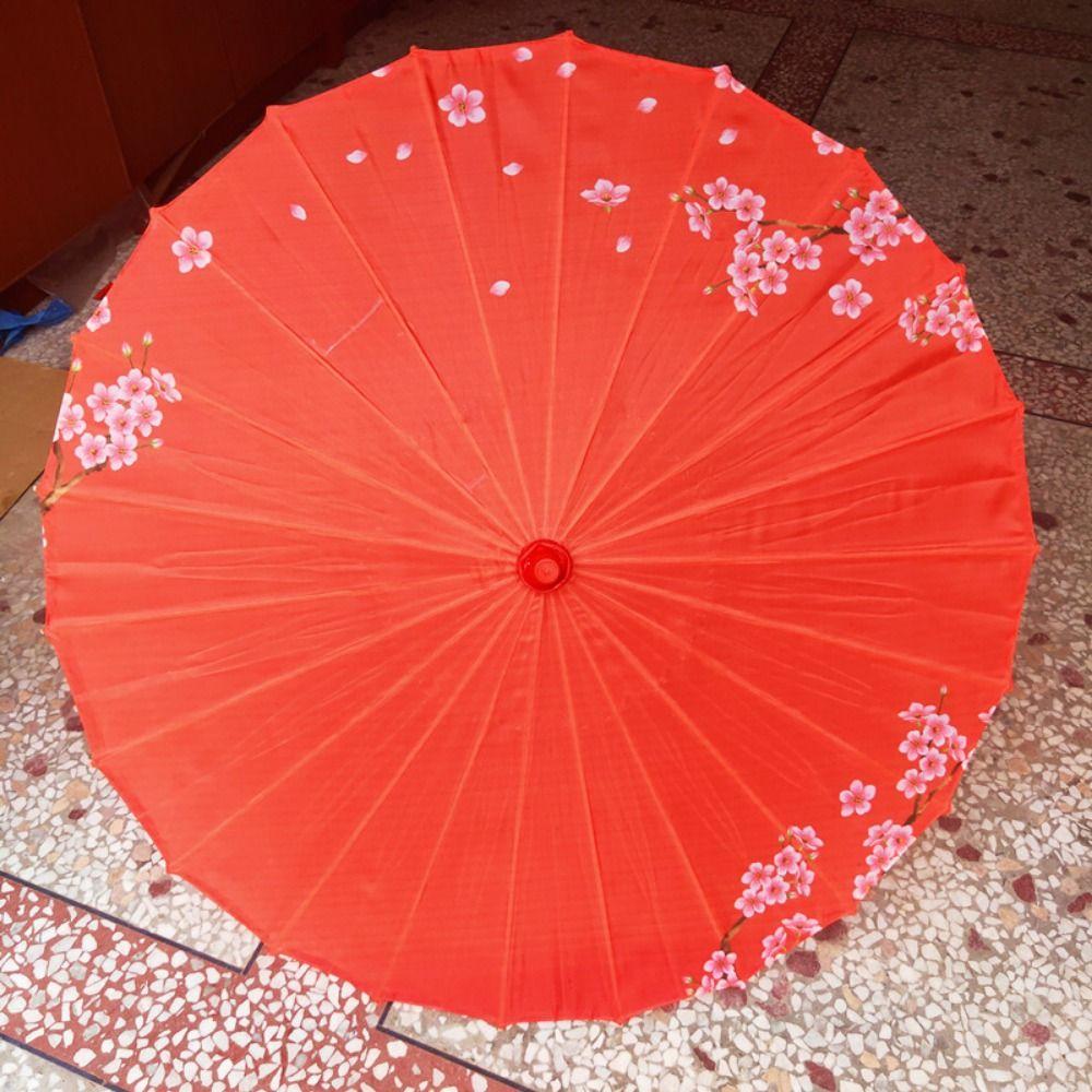 Водонепроницаемый шелковый женский зонтик ручной работы из китайской масляной бумаги зонт для фотографий