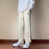 Dingfengbaoluo Casual Pants Straight-Leg Men's Spring Trendy American-Style Draping Loose-Fit Sports Trousers K305 Khaki XL