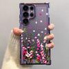Для Samsung Galaxy S26 S25 S24 S23 S22 S21 Ultra Plus FE A36 A56 A35 A55 A34 A54 Цветок Цветочный Гальванизированный Подушка Безопасности Мягкий Чехол