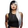 Manic Panic Womens/Ladies Raven Virgin Downtown Diva Two Tone Wig