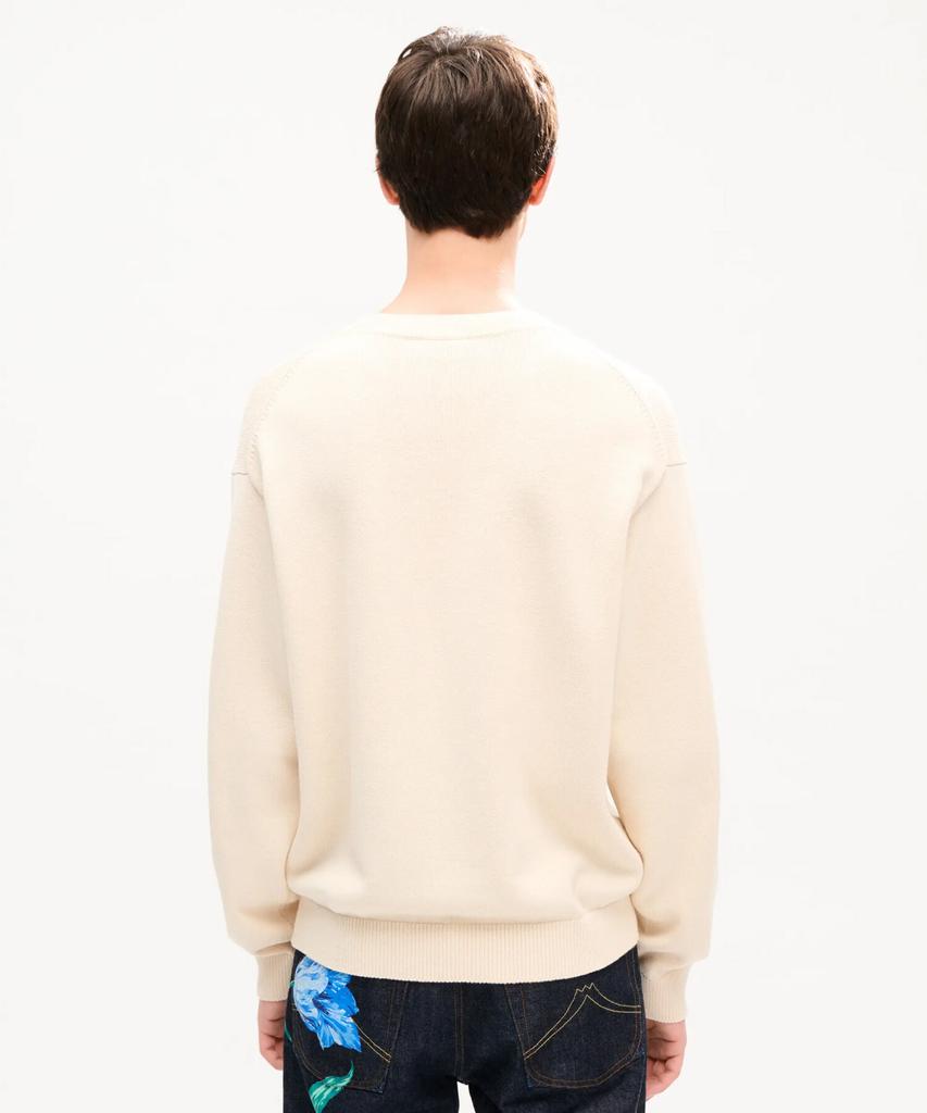 KENZO Men'S Pre-Collection Rws Kenzo Paris Emblem Jumper Knit_K263Amk102Whx