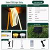 Outdoor Waterproof Solar COB Light Strip for Yard, Fence, and Camping