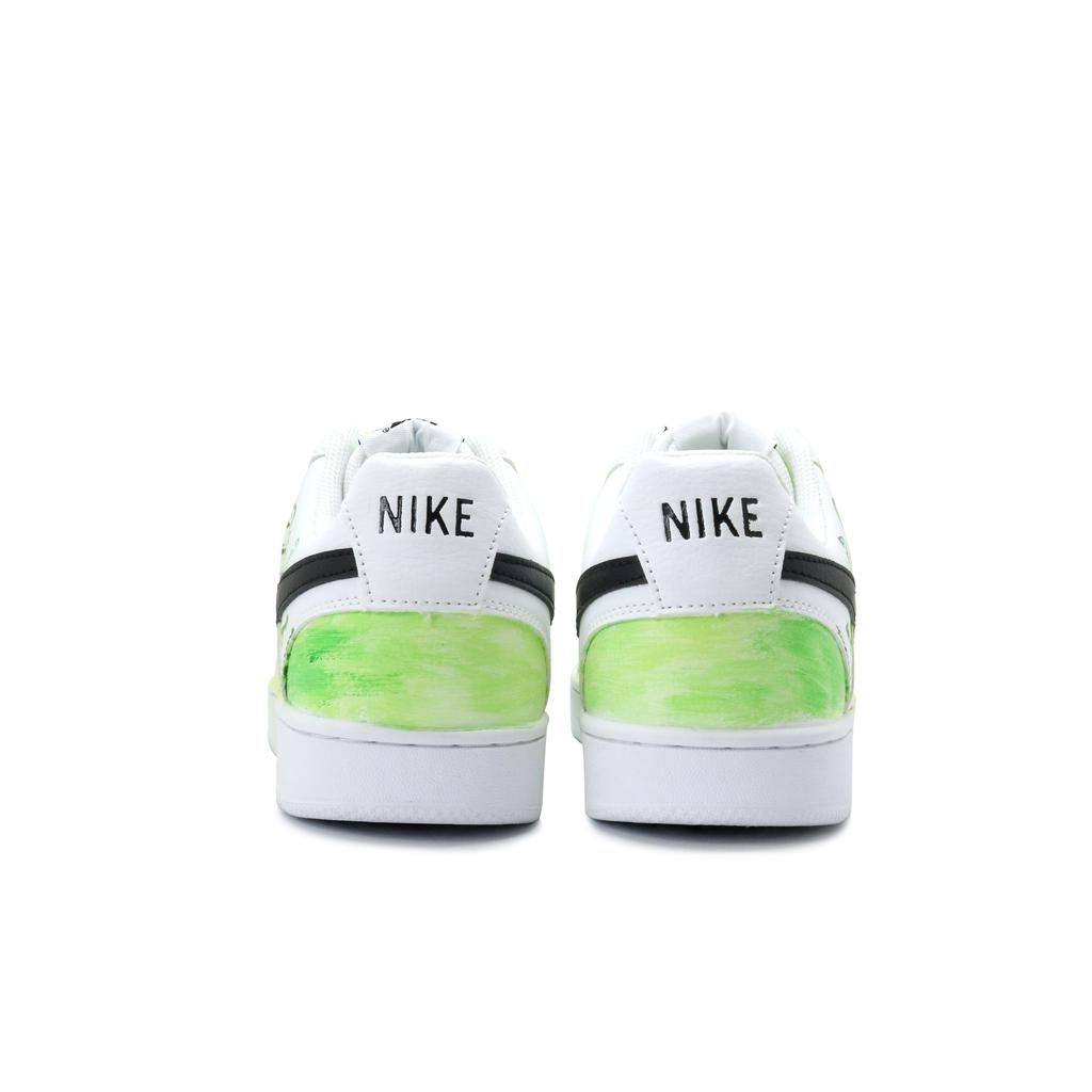 Nike Court Vision Beasts Will Never Be Slaves Pu Low top Skateboard Shoes Unisex Teal Danqing DH2987-101(team1925)