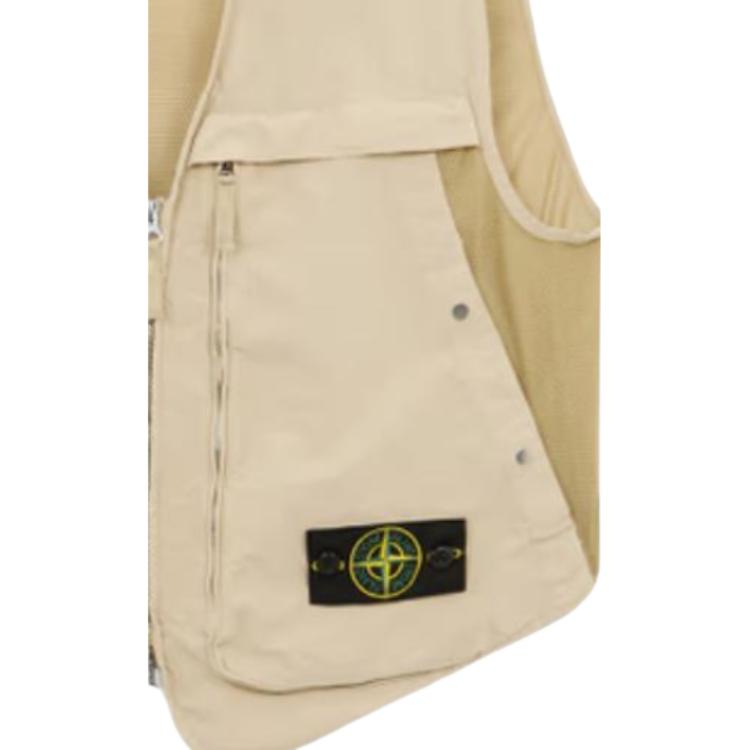 STONE ISLAND FW24 Логотип Буквы Молния Повседневный Жилет Унисекс Жилет Off-White 8115G03M3-V0097