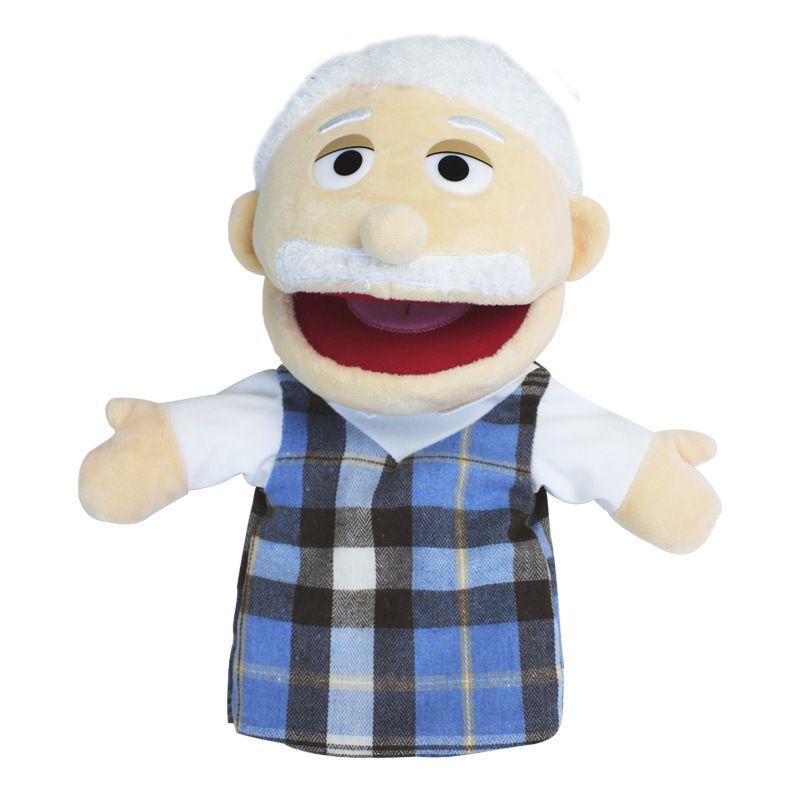 Creative Open Mouth Full Family Hand Puppet Plush Doll Toy For Roleplaying And Storytelling