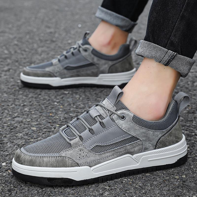 Модные мужские туфли для скейтбординга на шнуровке, универсальная мужская обувь, новые мужские кроссовки, повседневная обувь класса люкс для мужчин, удобная мужская обувь для ходьбы