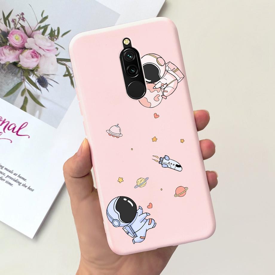 Милый чехол из жидкого силикона для Xiaomi Redmi 8 Capa Защитная задняя крышка Для Redmi Note 8 Pro Note8Pro Note 8T Бампер Чехол Redmi8