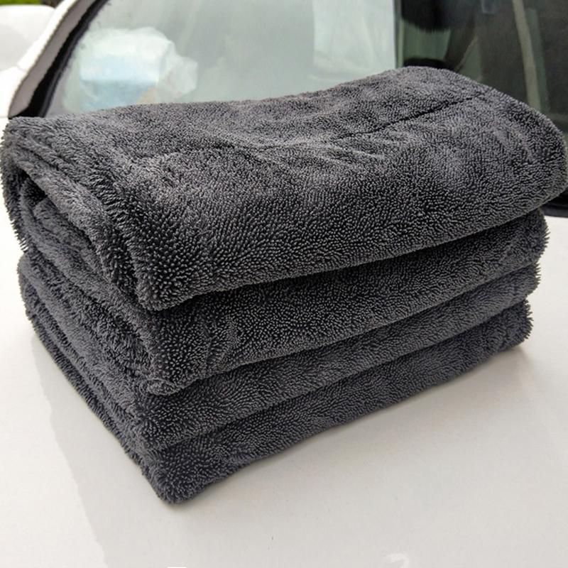SEAMETAL 1200GSM Microfiber Car Wash Towel Thicken Soft Scratch-Free Car Detailing Towel Fast Drying Cloth for Car Cleaning Tool