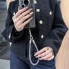 360 Degree Rotation Phone Strap Metal Hook Short Hand Strap New Phone Lanyard  for Phone Case