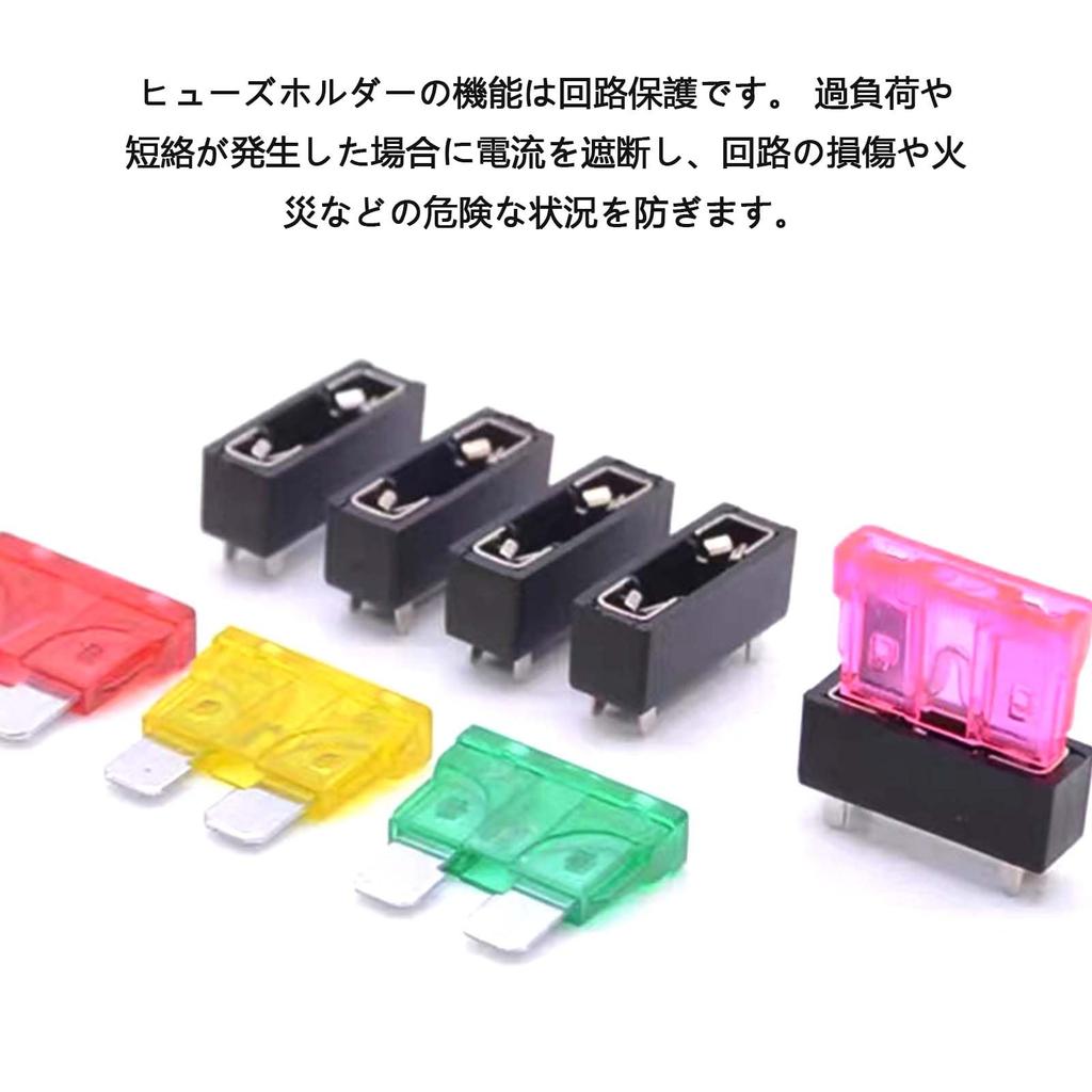 PAVIKE 10 Pcs Universal Fuse Holder Car Fuse Holder,Car Fuse Holder,Universal Car Fuse