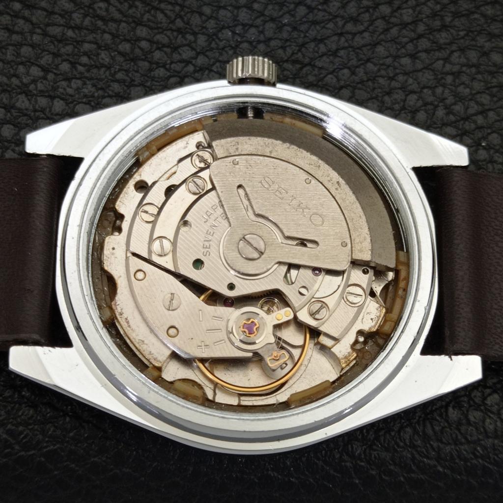 АВТОМАТИЧЕСКИЕ ВИНТАЖНЫЕ ВОССТАНОВЛЕННЫЕ МУЖСКИЕ ЧАСЫ SEIKO 5 6309A ЯПОНИЯ БЕЛЫЕ a441212-4 Sk-a441212