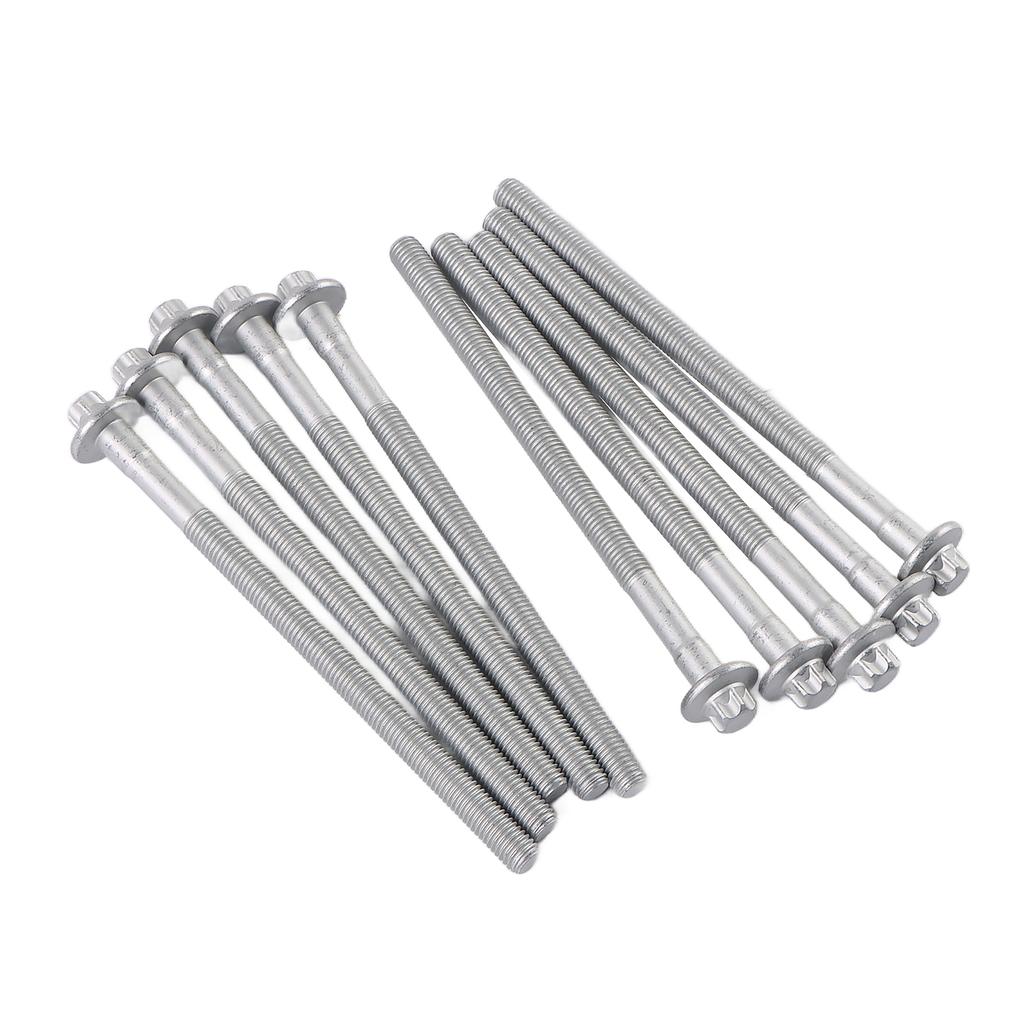 10 PCS Engine Cylinder Head Bolts Kit For Mercedes-Benz W203 C204 R172 L4 M271 1.8 165mm Length Cylinder Head Screws Engine Part