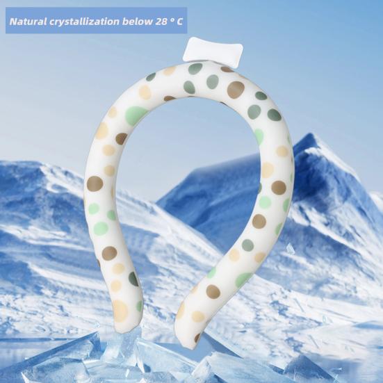 Портативная охлаждающая трубка для шеи, летняя, носимая, легкое многоразовое охлаждающее кольцо для шеи, наружный воротник для предотвращения теплового удара