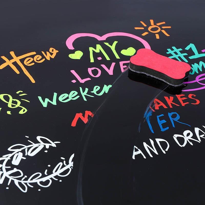 Liquid Chalk Markers for Chalkboard 8 Pack / 12 Pack Dry Erase Fluorescent Neon Highlighter Pen Non Toxic Safe Washable Marker for School Chalkboard