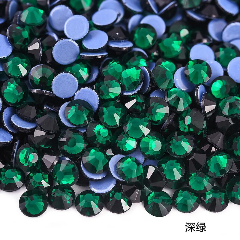 Имитация австрийского горячего алмазного маникюра Стеклянное плоскодонное сверло Клей для страз Аксессуары для одежды своими руками Термоплавкий клей для нижнего сверла