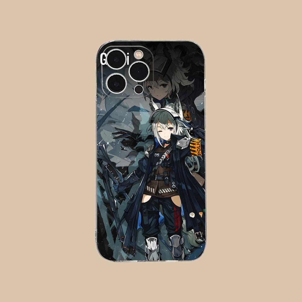 Arknights Grani Прозрачный ТПУ чехол для мобильного телефона iPhone 17 16 15 14 13 12 11 X XR XS Air Pro Max Plus Mini Цветной чехол