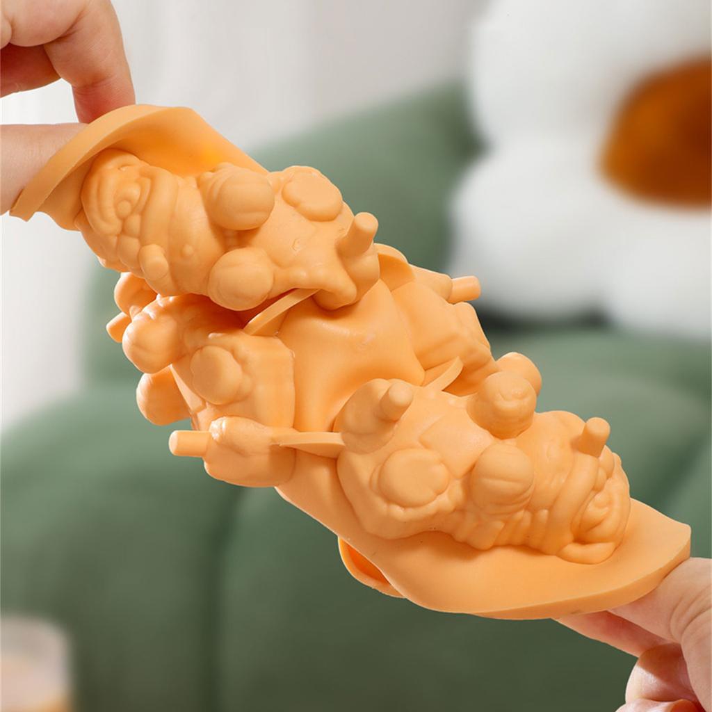 Легко извлечь лед из формы, подвесная чашка, форма льда в виде льва, гибкий силиконовый ледогенератор для коктейлей, кофе, долговечный