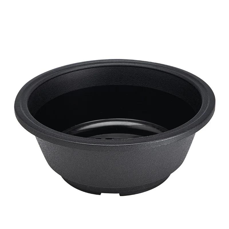 Большой новый горшок для суккулентов Пластиковый круглый горшок для суккулентных цветов Карликовый горшок