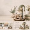 Handmade Beaded Dwarf Ornament Craft Kit Cozy Gnome DIY Bead Kit  Adults