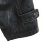 CLIENTI UOMO leather jacket M black Men's Used
