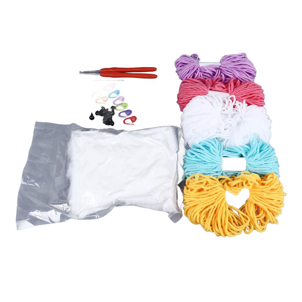 Crochet Starter Kit DIY Craft Supplies Animal Beginners Kids Adults