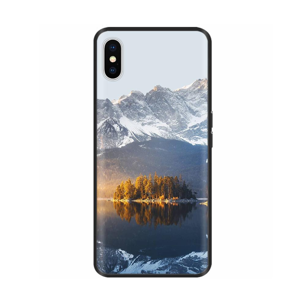 Для iPhone X XS Цветы Мягкие ТПУ Силиконовые Чехлы для Телефона Ударопрочная Крышка Для iPhone X Xs Max XR Мягкий Жидкий Корпус Fundas Capa