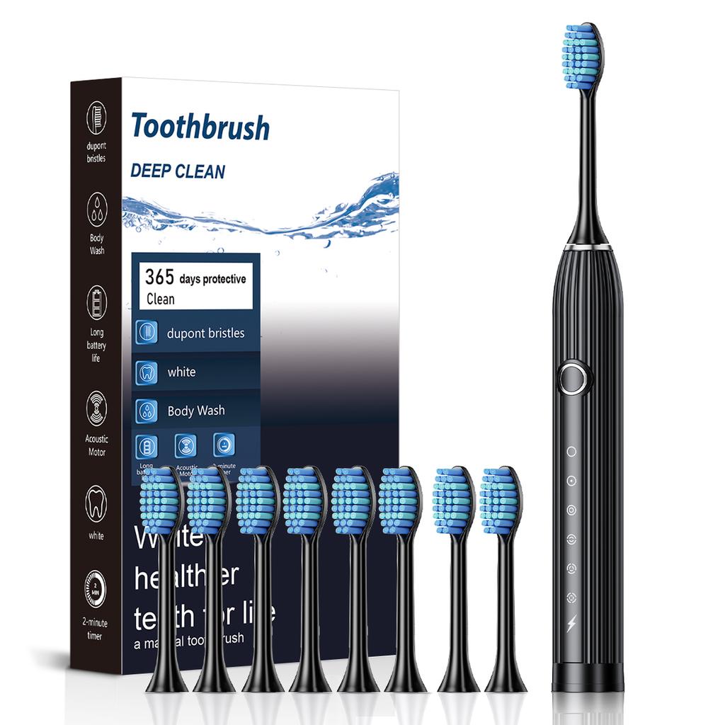 Smart Electric Toothbrush Adult Rechargeable Fully Automatic Soft Brush Family Combination Double Set Cleaning Toothbrush