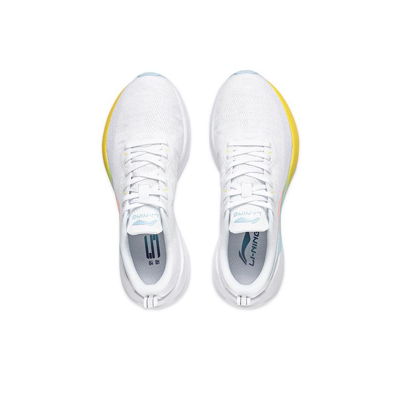 Li Ning Wuyue Ткань Нескользящая, Износостойкая, Легкая Низкие Повседневные Беговые Кроссовки Мужские Белый ARST003-7_20241108160422