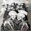 Серия Черепа 3D Цифровая Печать Комплект Постельного Белья из Трех Предметов Простыня Пододеяльник