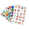 1sheet Merry Christmas Stickers Advent Calendar Number Sticker Handmade Cookie Candy Gift Seal Label Paper Sticker