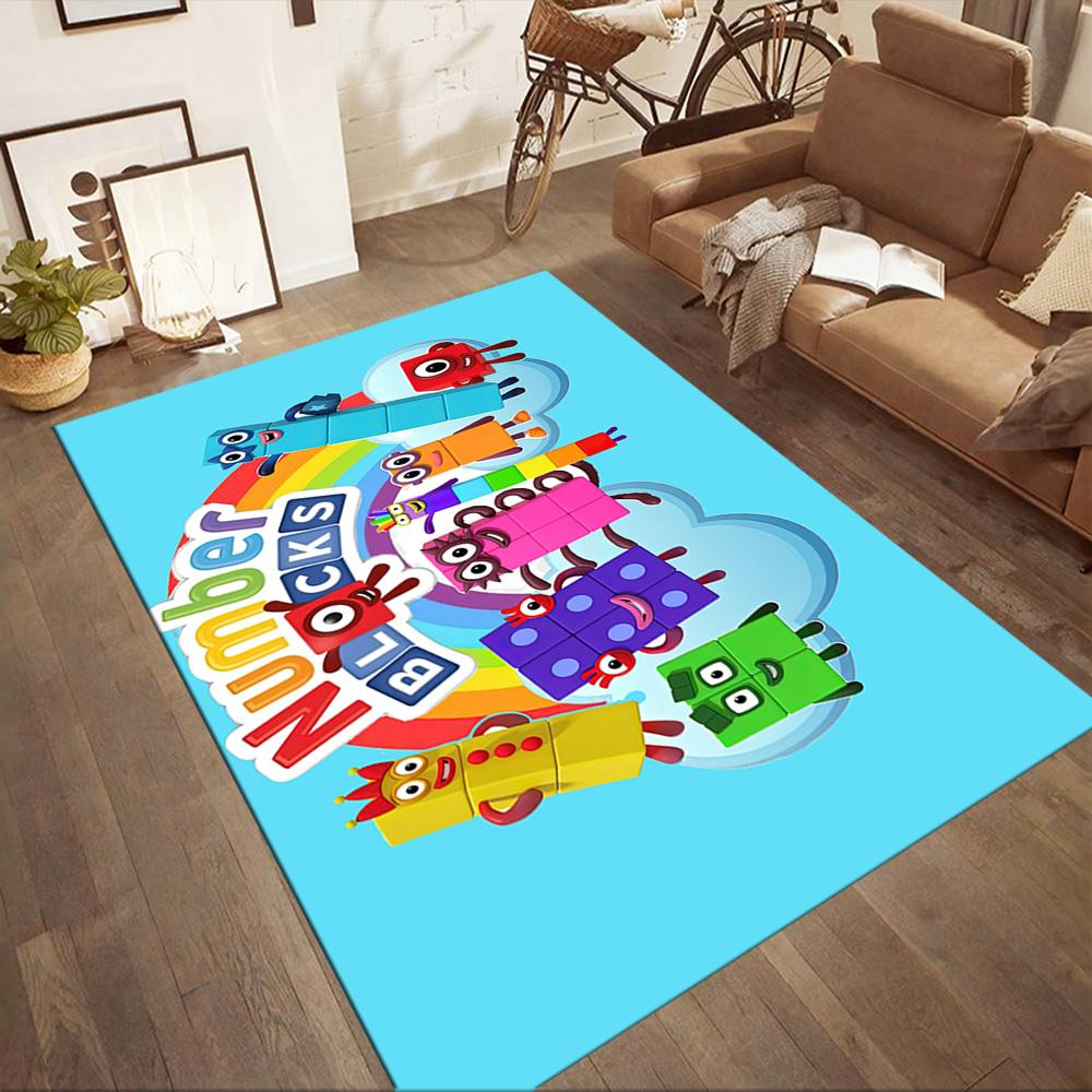 Numberblocks Floor Mat Design for Kitchen Dining Room Entryway Decorate room Antislip Carpet Decorate Offices Gift for Festivals