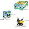 Insect Building Blocks Insect Model Different Little Insects Building Blocks Bee Ladybug Firefly Dragonfly Spider Toy For Boy/girl Children's Gifts
