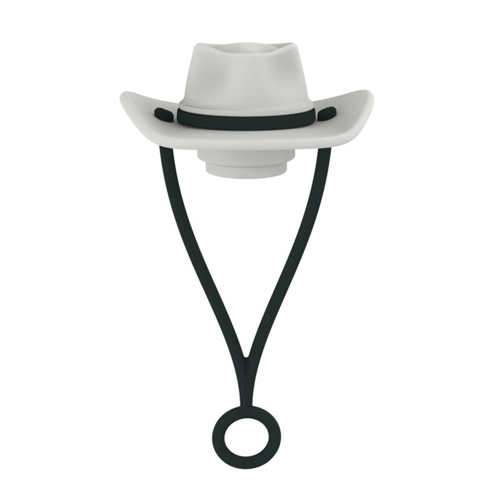 Leak Proof Cowboy Hat Straw Cover Dust-proof Straw Cap Straw Tip Protective Cap Straw Topper Party