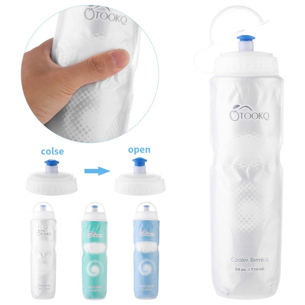 BPA Free Dual Layer Thermal Keeping Bicycle Water Bottles Sports Bottle Sport Cup Drinking Canteen