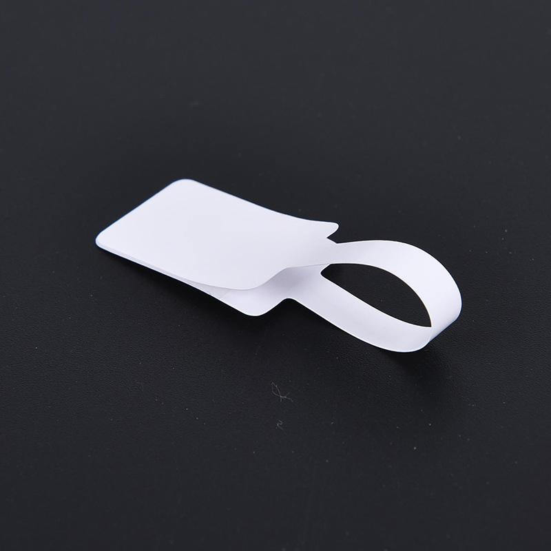 100Pcs White Price Label Tags With Hanging String Jewelry Stationery Shoes Cloth