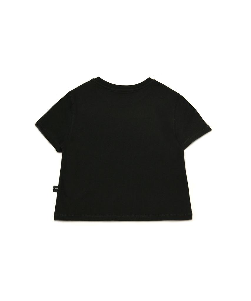 C WEAR BY THE GENIUS C Wear Crop T-Shirt Black