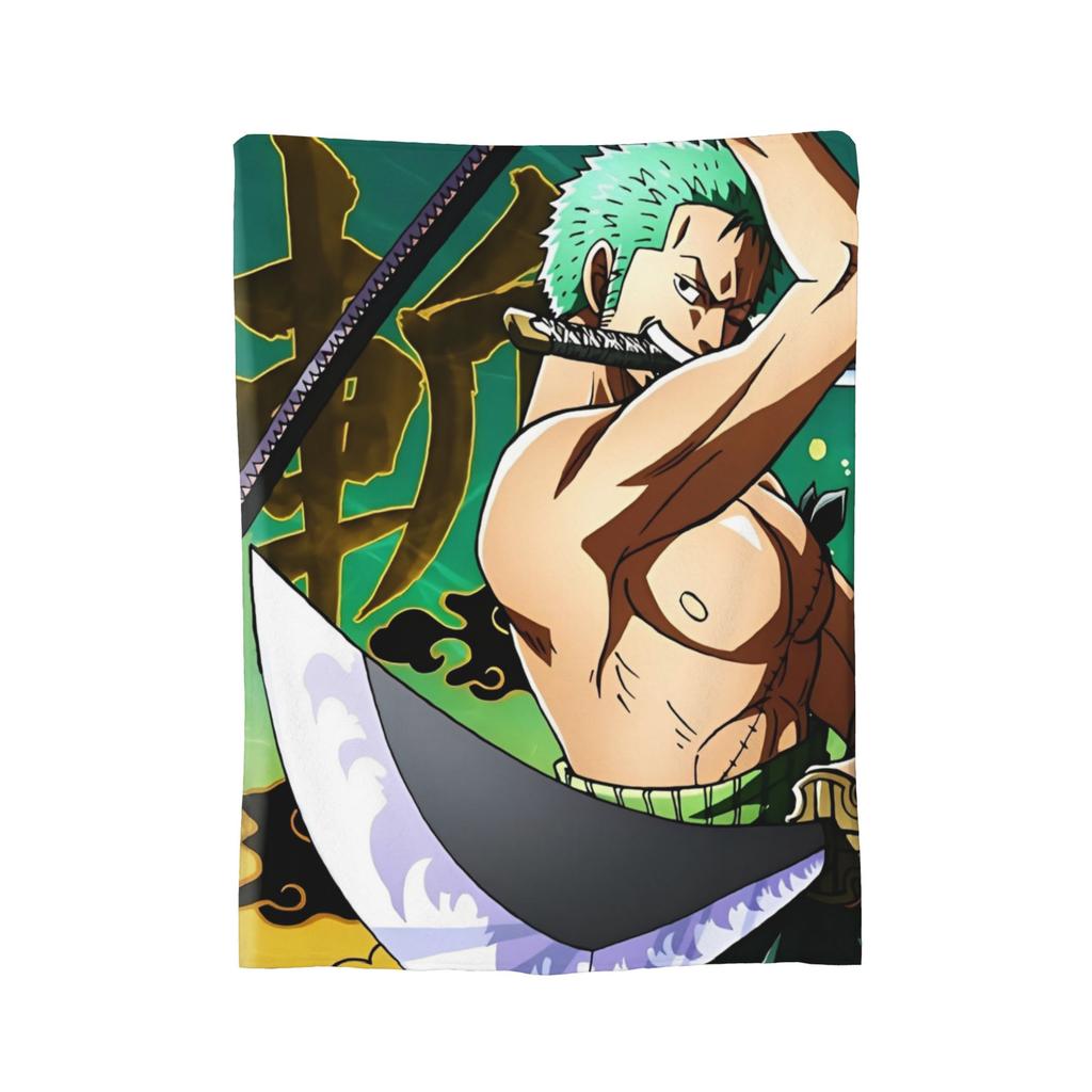 Одеяло аниме Луффи Фланелевый плед Постельное белье Диван Портативные Ультрамягкие Теплые Покрывала,