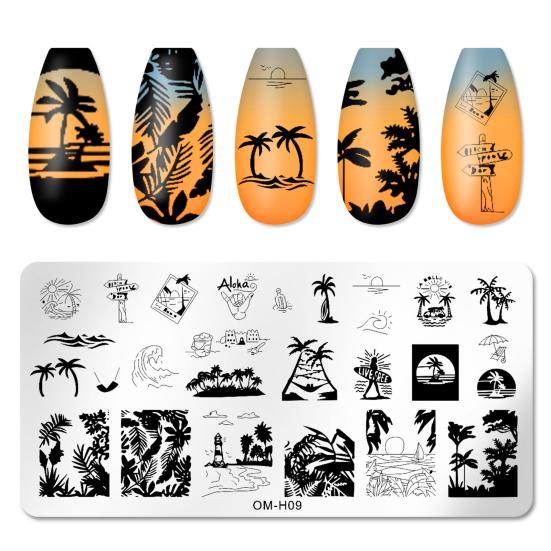 Nail Stamping Plates Cost-effective Precise Position Nail Tools Nail Art Stamping Plates