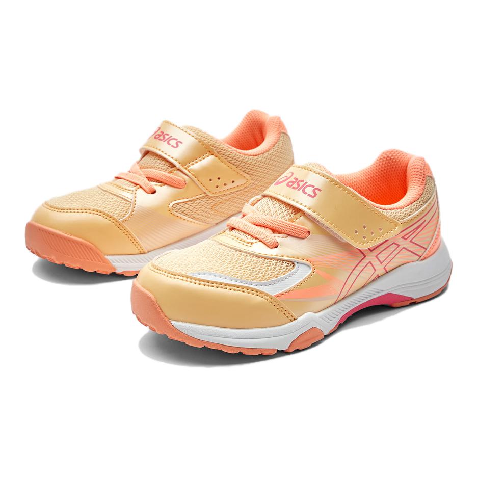 Asics Lazerbeam Ke-Mg Lightweight Sweat-Wicking Outdoor Fitness Running Shoes Kids Sneakers Orange 1154A185-801