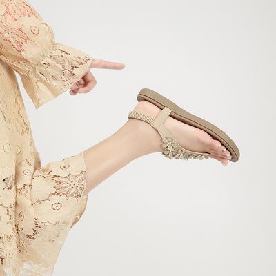 IELTS Run новые бохо сандалии женские повседневные женские туфли со стразами плоские сандалии носок модные женские 0001