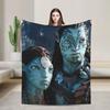 Movie Avatar The Way of Water Blankets  Warm Soft Plush Throw Blanket For Living Room Travel Office Flannel Bedspread Bed Cover