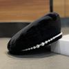 Pearl Beret Women's Versatile Fashion Hat Autumn and Winter Painter Hat Retro Trend Bud Hat High Sense