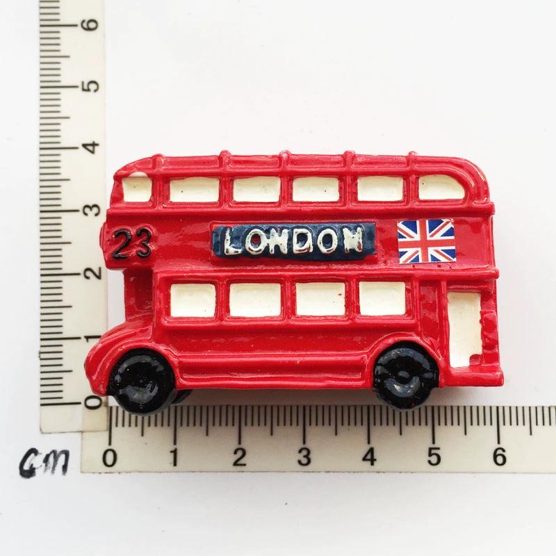 Прага, Чешская Республика, достопримечательности Великобритании Магниты на холодильник из смолы Наклейки Творческие сувениры ручной работы Украшения для дома